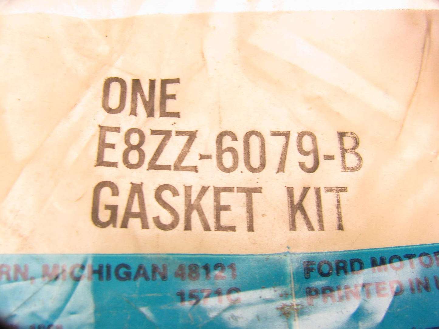 NEW OEM Ford E8ZZ-6079-B Cylinder Head / Valve Grind Gasket Set 1985-1990 2.3L