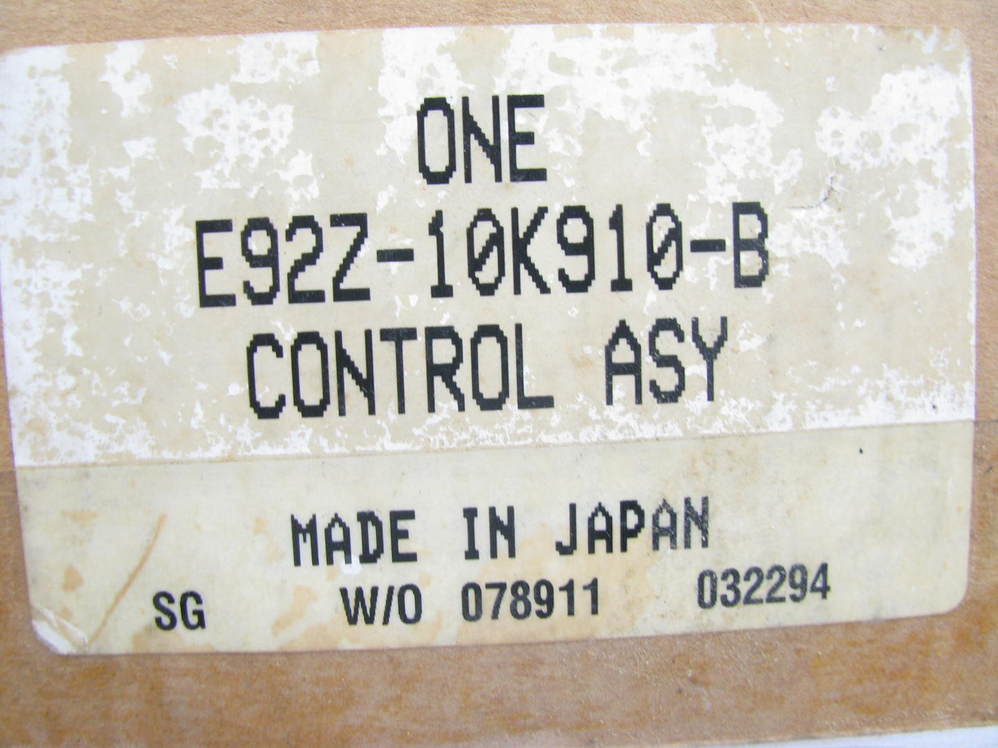 NOS OEM Ford E92Z-10K910-B 4EAT-G Transmission Control Module E92Z-10K910-B