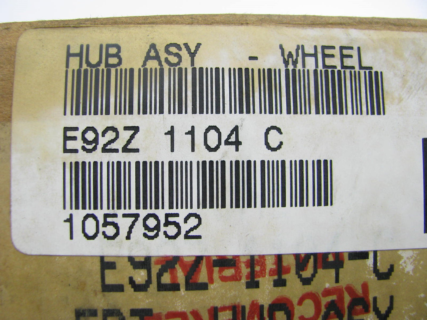 NEW GENUINE OEM Ford E92Z-1104-C FRONT Wheel Hub - 1989-1992 Probe