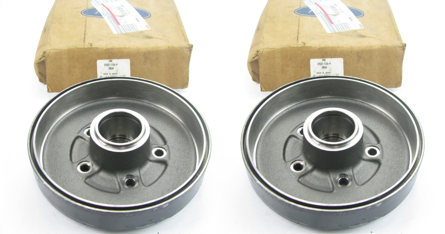 (2) NEW GENUINE OEM Ford E92Z-1126-A Rear Brake Drums