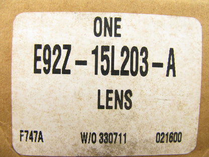 NEW - OEM Ford E92Z-15L203-A Fog Light Lamp Lens For 1989-1992 Probe