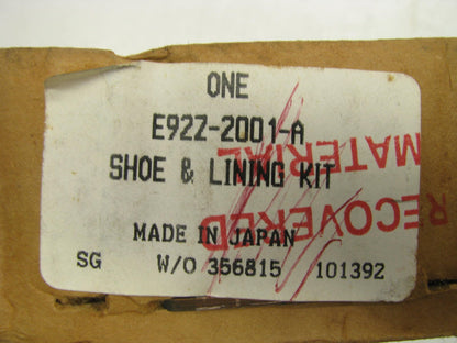 NEW GENUINE - OEM Ford E92Z-2001-A FRONT Disc Brake Pads