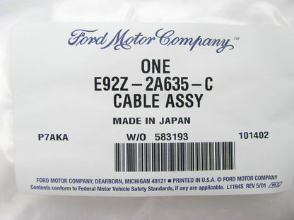 OEM REAR LEFT Parking Brake Cable E92Z-2A635-C  For 1989-1992 Ford Probe