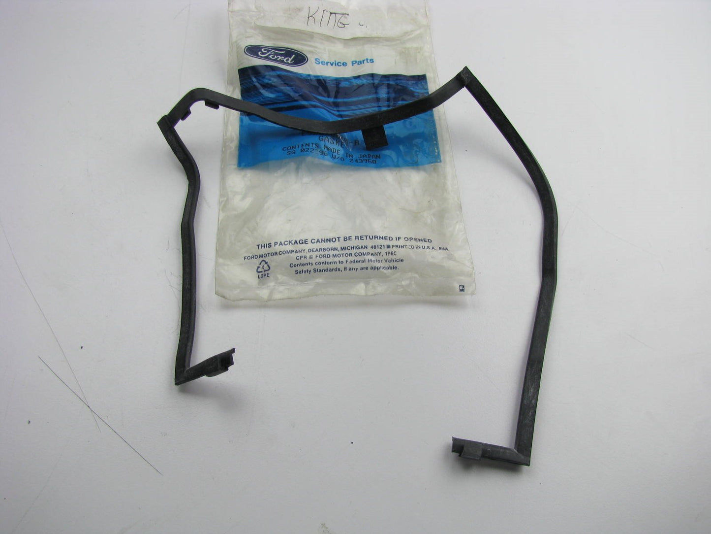 NEW - OEM Ford E92Z-6020-B Engine Timing Cover Gasket - 1989-1992 PROBE 2.2L