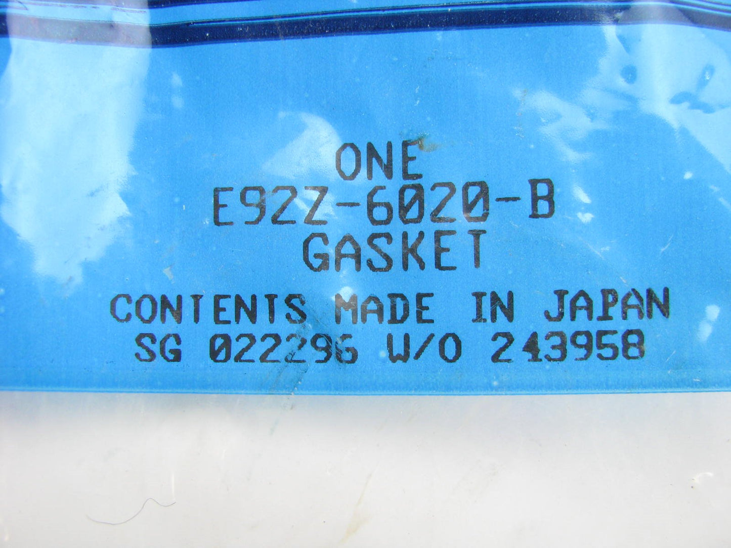 NEW - OEM Ford E92Z-6020-B Engine Timing Cover Gasket - 1989-1992 PROBE 2.2L