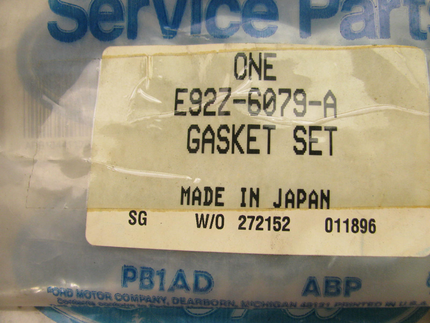 Genuine OEM Ford E92Z-6079-A Cylinder Head Gasket Set 1988-1992 2.2L TURBO ONLY