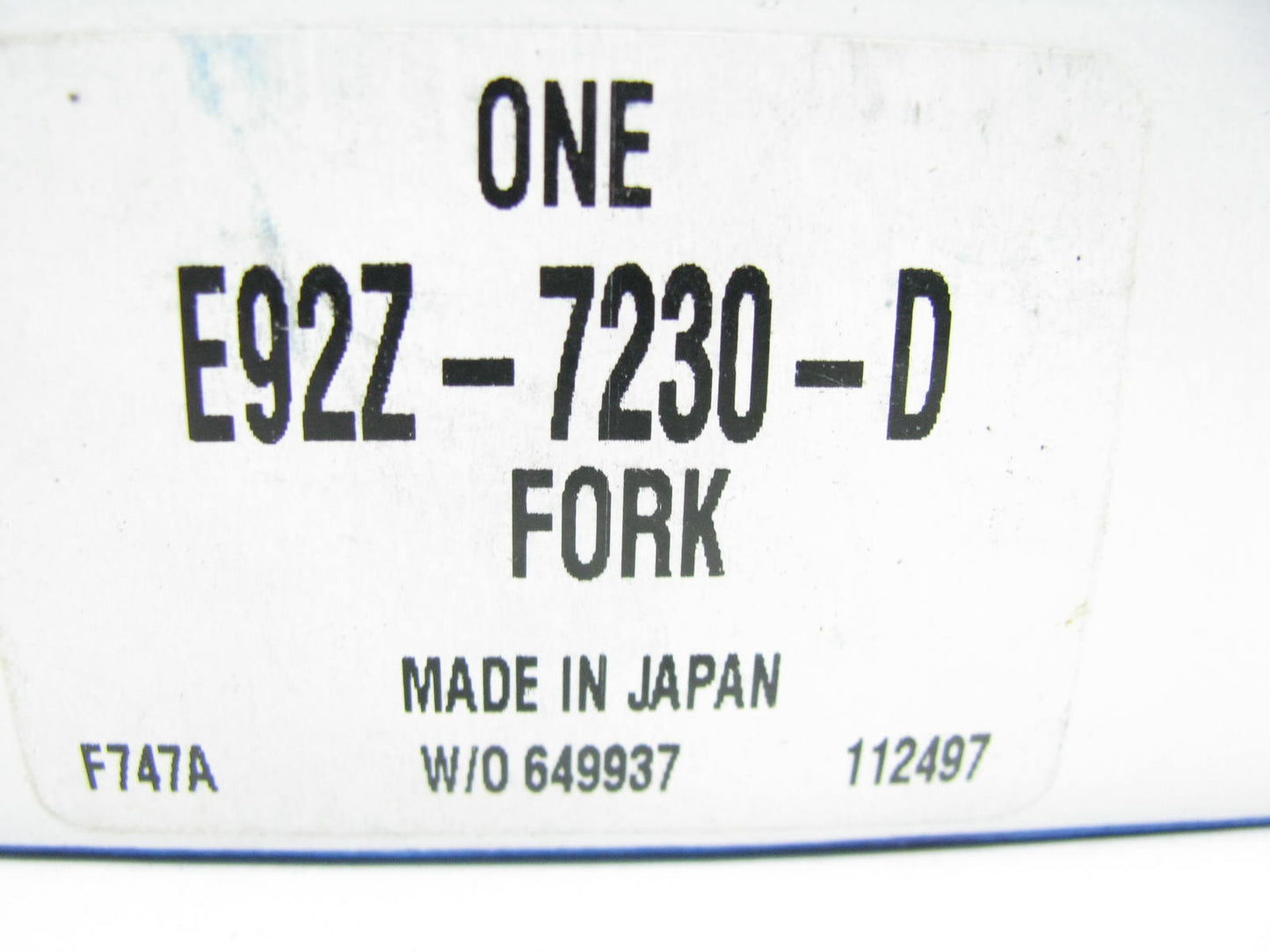 NEW - OEM Ford E92Z-7230-D Manual Trans 3-4 Shift Fork 1989-92 Probe 2.2L Turbo