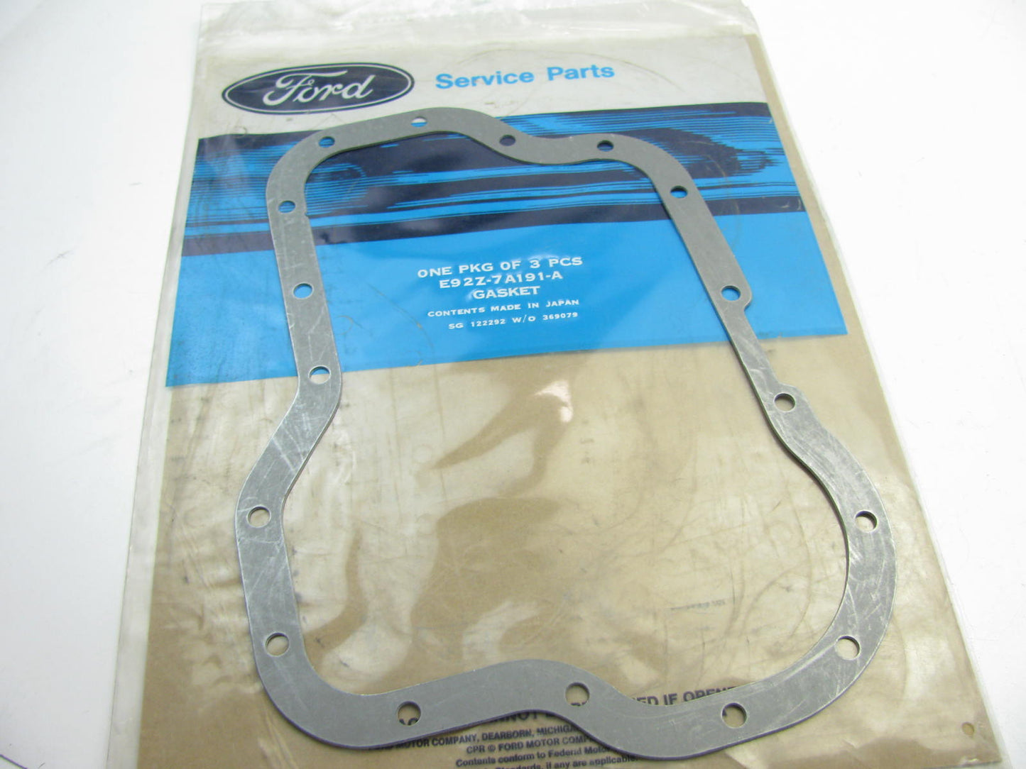 NEW - OEM FORD E92Z-7A191-A Auto Transmission Oil Pan Gasket 1990-97 Ford Probe