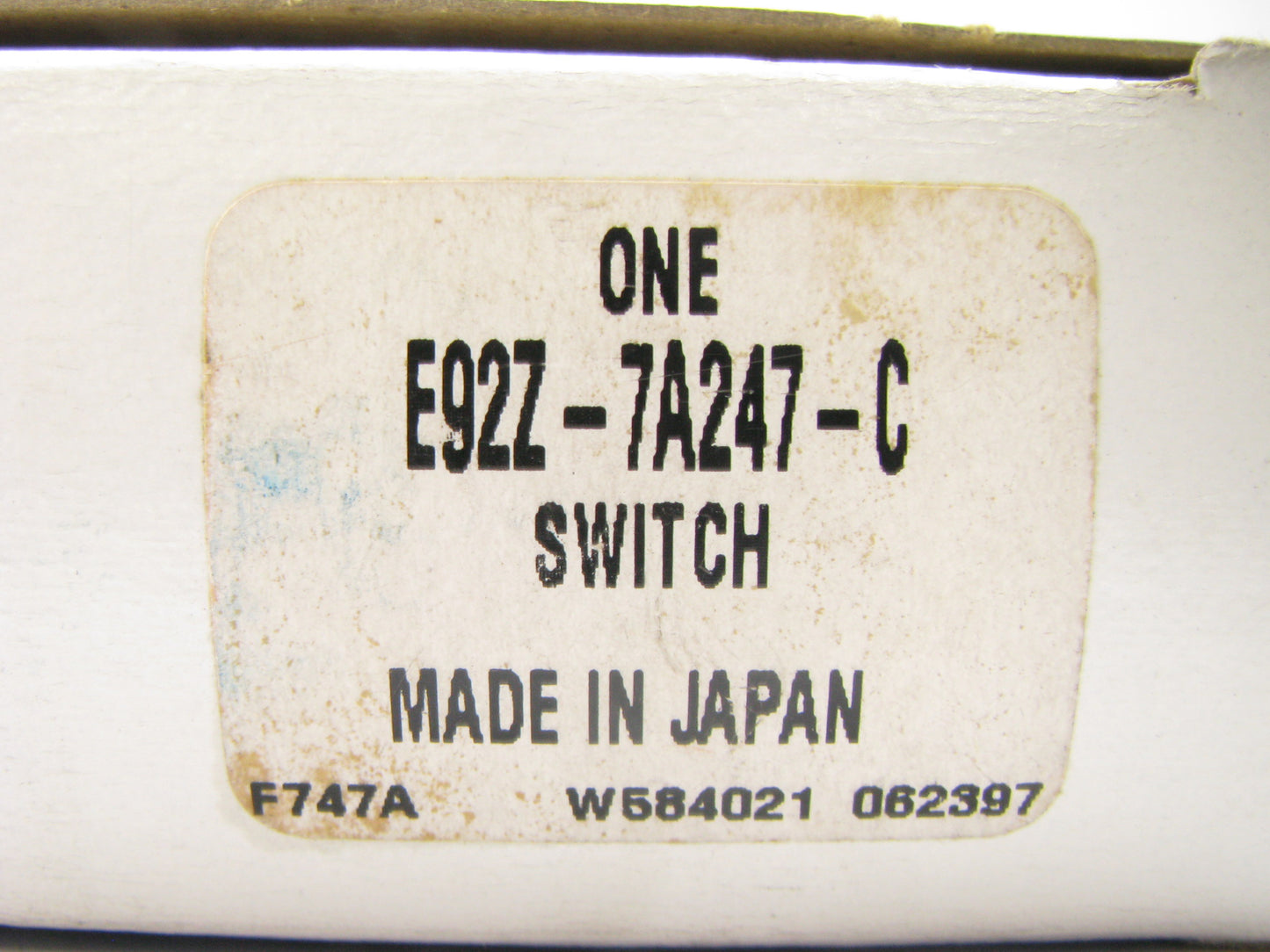 NEW GENUINE OEM Ford E92Z-7A247-C Neutral Safety Switch For 1989-1992 Ford Probe