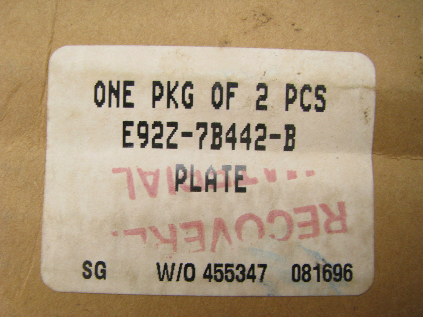 (2) NEW - OEM Ford E92Z-7B442-B Automatic Trans Coast Clutch Plate  .063'' 4EAT