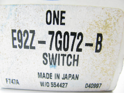 NEW - OEM Ford E92Z-7G072-B Manual Transmission Back Up Lamp Switch Assembly