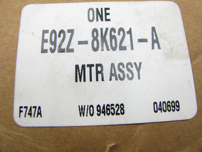 NEW - OEM Ford E92Z-8K621-A Radiator Cooling Fan Motor 1989-1990 Probe 2.2L M/T
