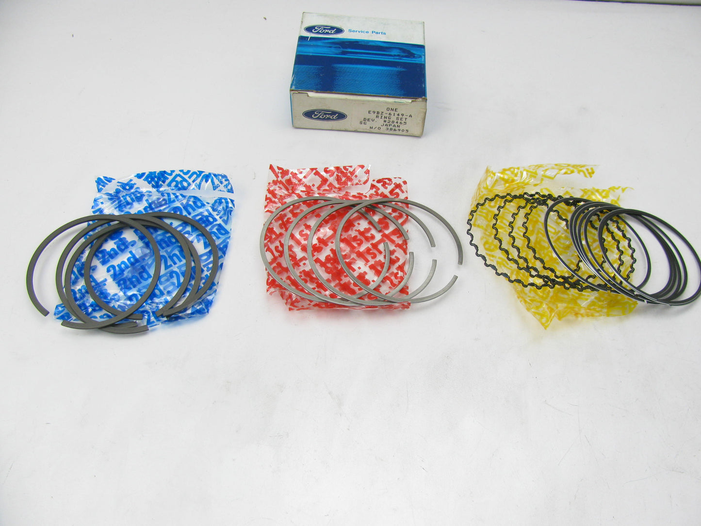 NEW - OEM Ford E9BZ-6149-A Engine Complete Piston Ring Set 1988-93 Festiva 1.3L