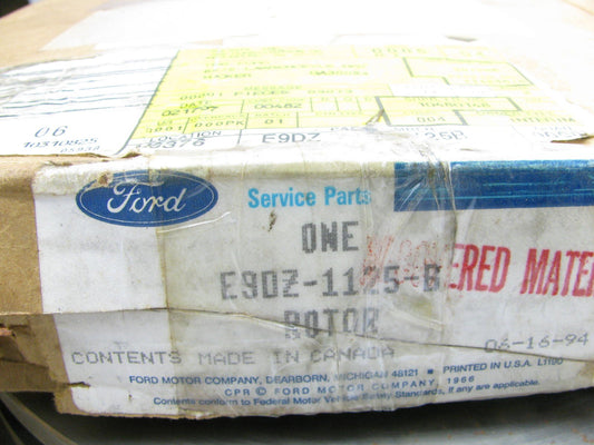 (2) NEW GENUINE OEM Ford E9DZ-1125-B FRONT Brake Rotors