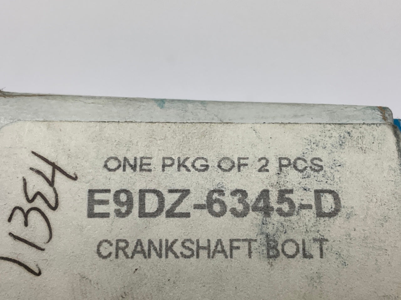 (2) Ford E9DZ-6345-D Engine Crankshaft Main Bearing Cap Bolt - 3.0L OHV ''Vulcan''
