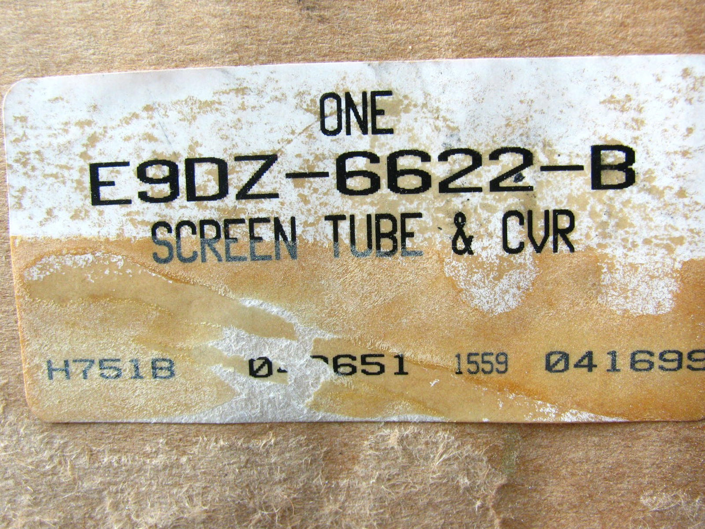 NEW GENUINE OEM Ford E9DZ-6622-B Oil Pump Pickup Tube - 1988-95 Ford 3.8L 232 V6