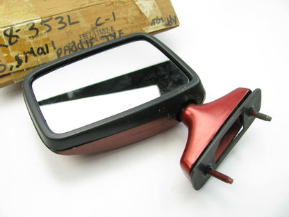 NEW GENUINE OEM Ford E9FZ-17682-A RED Left Side View Mirror 1986-1990 Escort