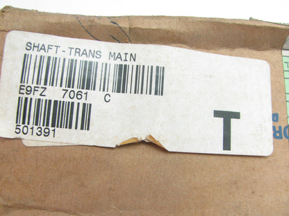NEW - OEM Ford E9FZ-7061-C Manual Transmission Output Shaft - 5 SPEED MTX ESCORT