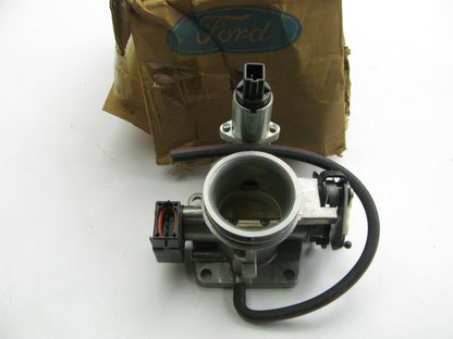 NOS OEM Ford E9FZ-9E926-A Complete Throttle Body W/ Idle Valve & TPS Sensor