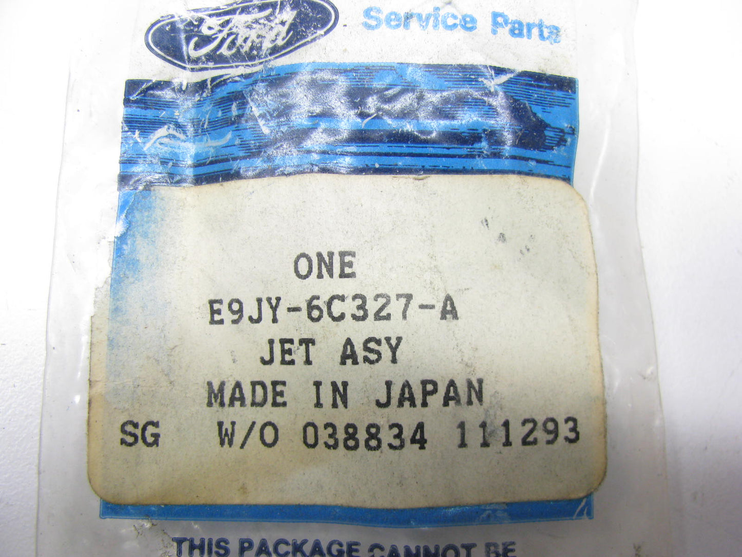 NEW - OEM Ford E9JY-6C327-A Engine Cylinder Block Oil Jet 1988-2003 1.6L-L4