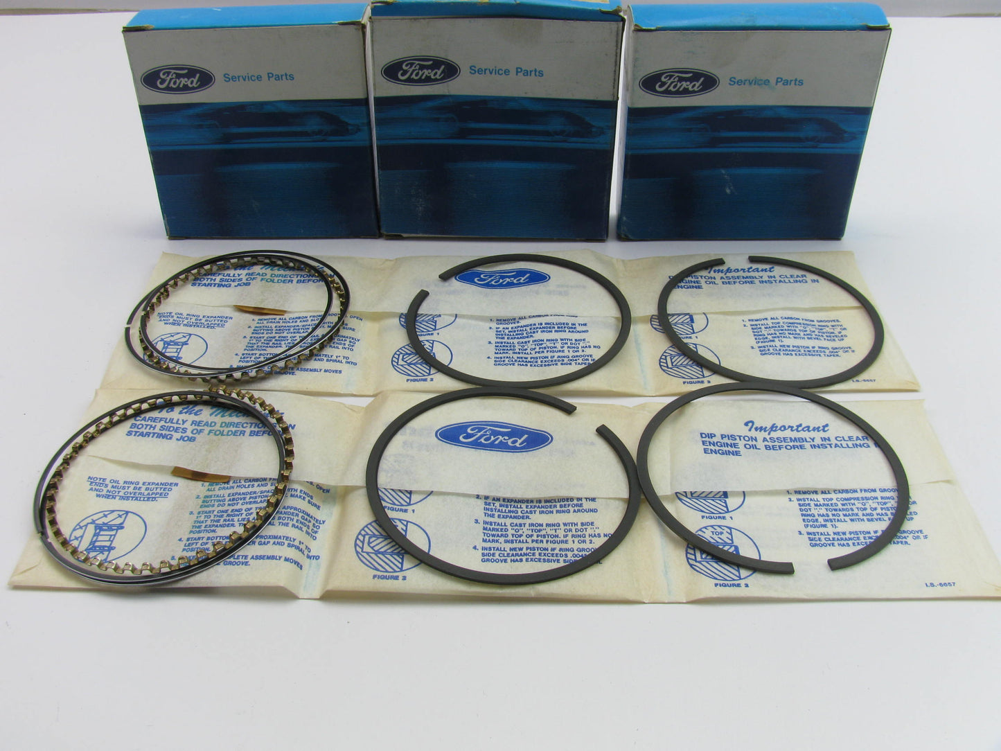 NOS OEM Ford Thunderbird SuperCoupe 3.8L SC +0.020'' Over Engine Piston Rings Set