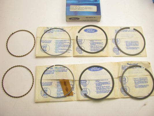 NEW - OEM Ford E9SZ-6148-C Partial Piston Rings .020'' 1989 Thunderbird 3.8L SC