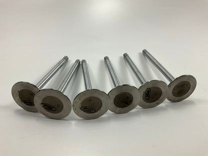 (6) NEW - OEM Ford E9SZ-6507-B Intake Valve .38mm / 0.15'' O/S 1982-1989 3.8L-V6