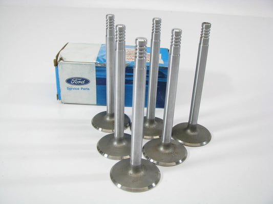 (6) NEW - OEM Ford E9SZ-6507-C Engine Intake Valves .030'' 1989-1995 3.8L-V6
