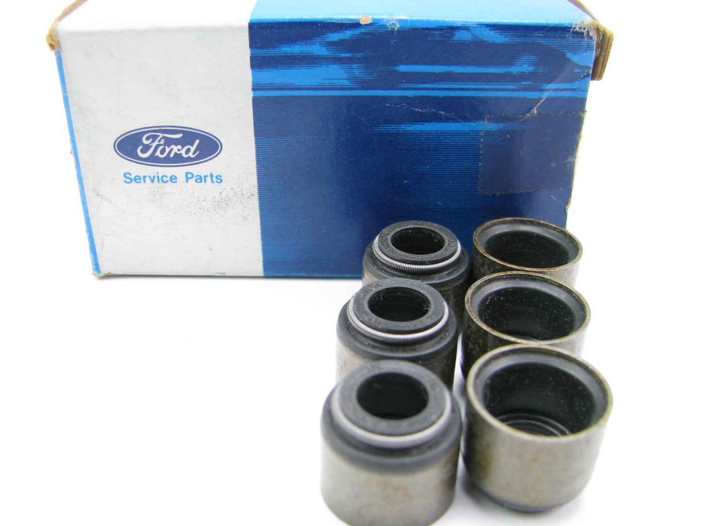 (6) NEW - OEM Ford E9SZ-6571-A Engine Intake Valve Stem Seals 1989-1997 3.8L