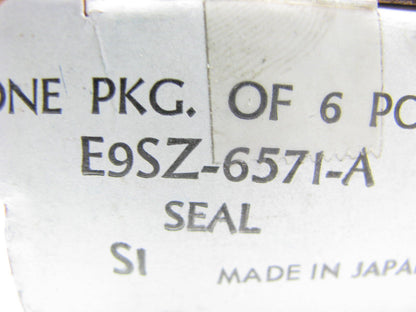 (6) NEW - OEM Ford E9SZ-6571-A Engine Intake Valve Stem Seals 1989-1997 3.8L