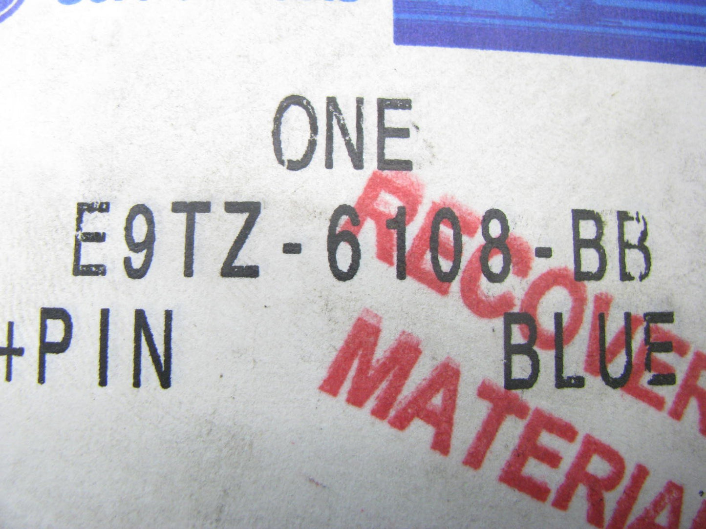 NEW - OEM Ford E9TZ-6108-BB Engine Piston - STANDARD BLUE 1989 Ranger 2.3L-L4