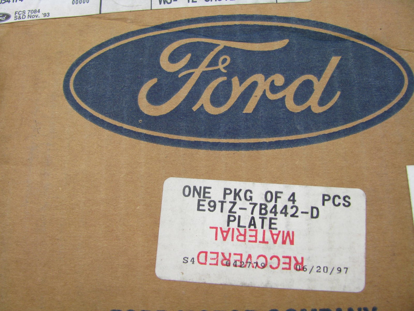 NEW - OEM Ford E9TZ-7B442-D Automatic Transmission Clutch Plates - 4 Pack