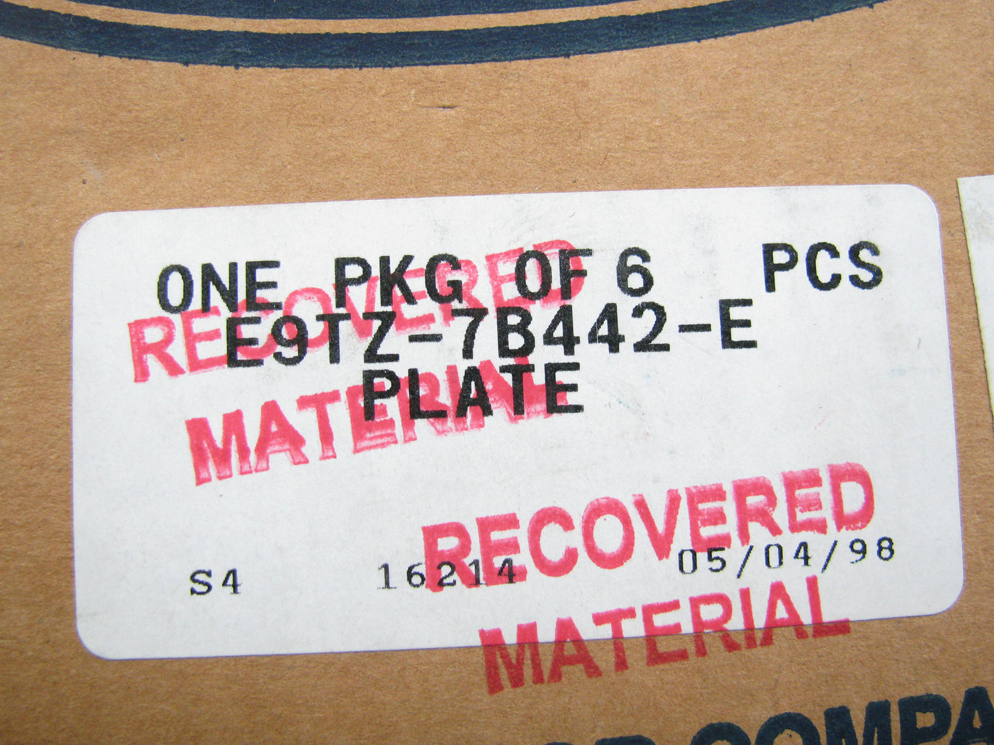 (6) NEW - Automatic Transmission Clutch Plate OEM Ford E9TZ-7B442-E