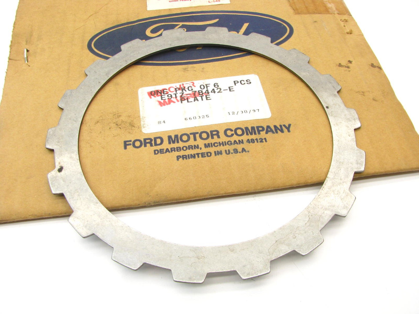 NEW - OEM Ford E9TZ-7B442-E Automatic Transmission Clutch Plate