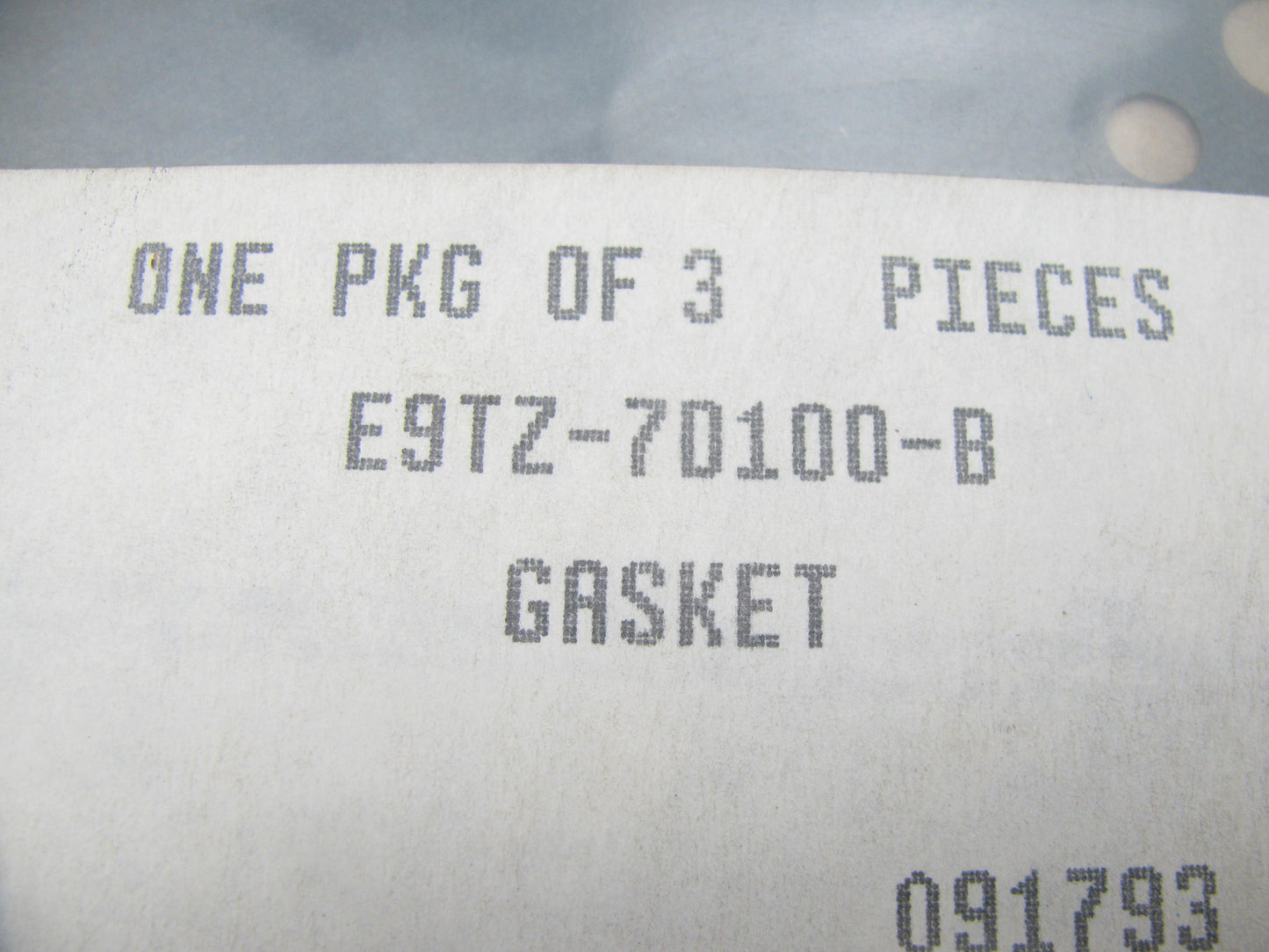 Ford OEM E9TZ-7D100-B Valve Body To Spacer Plate Lower Gasket 1989 E4OD .008''