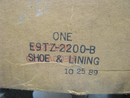 NEW GENUINE - OEM Ford E9TZ-2200-B Rear Drum Brake Shoes