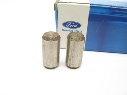 (2) NEW - OEM Ford EAD-6397-B Block To Flywheel Housing Dowel 302, 400, 429, 460