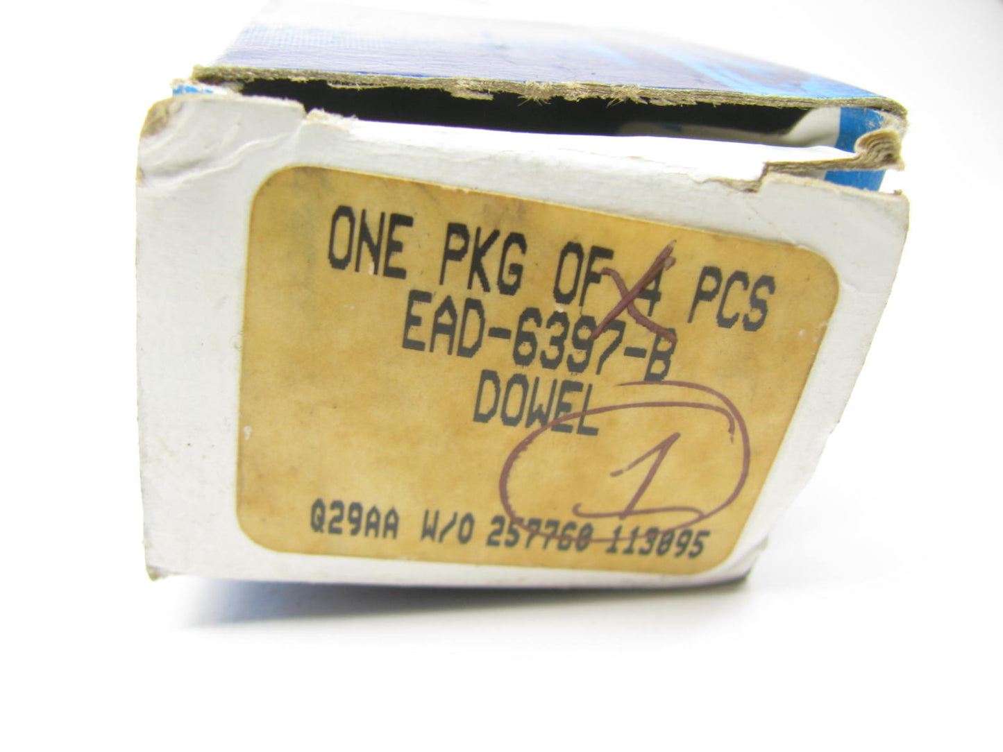 NEW - OEM Ford EAD-6397-B Block To Flywheel Housing Dowel 302. 400, 429, 460 V8