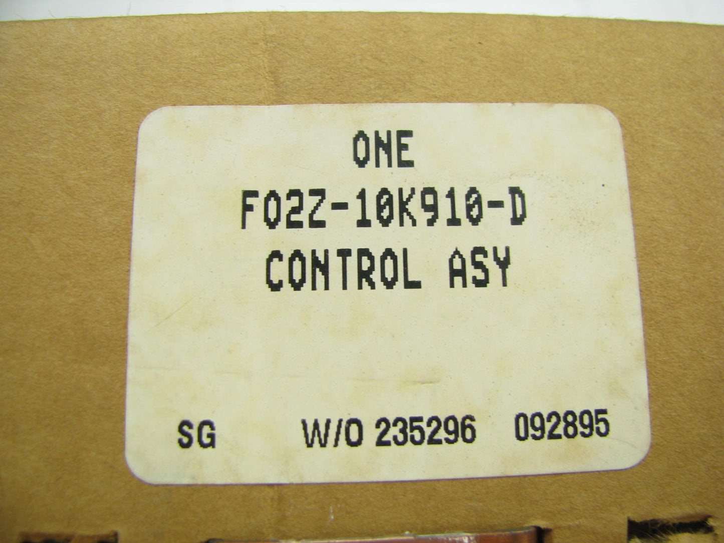 NOS OEM Ford F02Z-10K910-D AS02-18-9E1 Automatic Transmission Control ECU Module