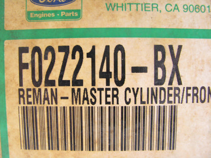 REMAN - OEM Ford F02Z-2140-BX Brake Master Cylinder 1990-1992 Probe 3.0L V6