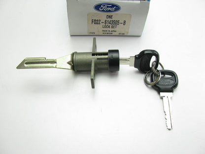 NOS Trunk Lid Key & Lock Set 1989-1992 Ford Probe OEM Ford F02Z-6143505-B