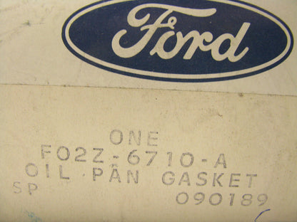 NEW - OEM Ford F02Z-6710-A Engine Oil Pan Gasket 1990-1992 Probe 3.0L