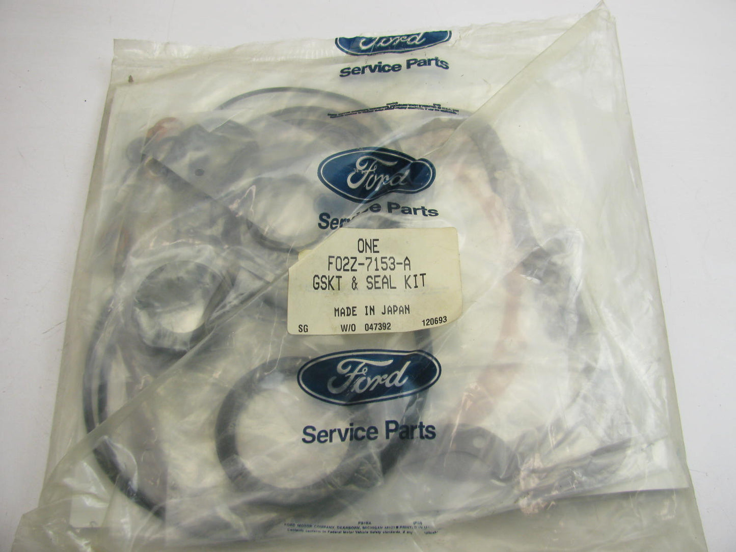 NEW - OEM Ford F02Z-7153-A Automatic Transmission Gasket & Seal Kit - 1990 4EAT