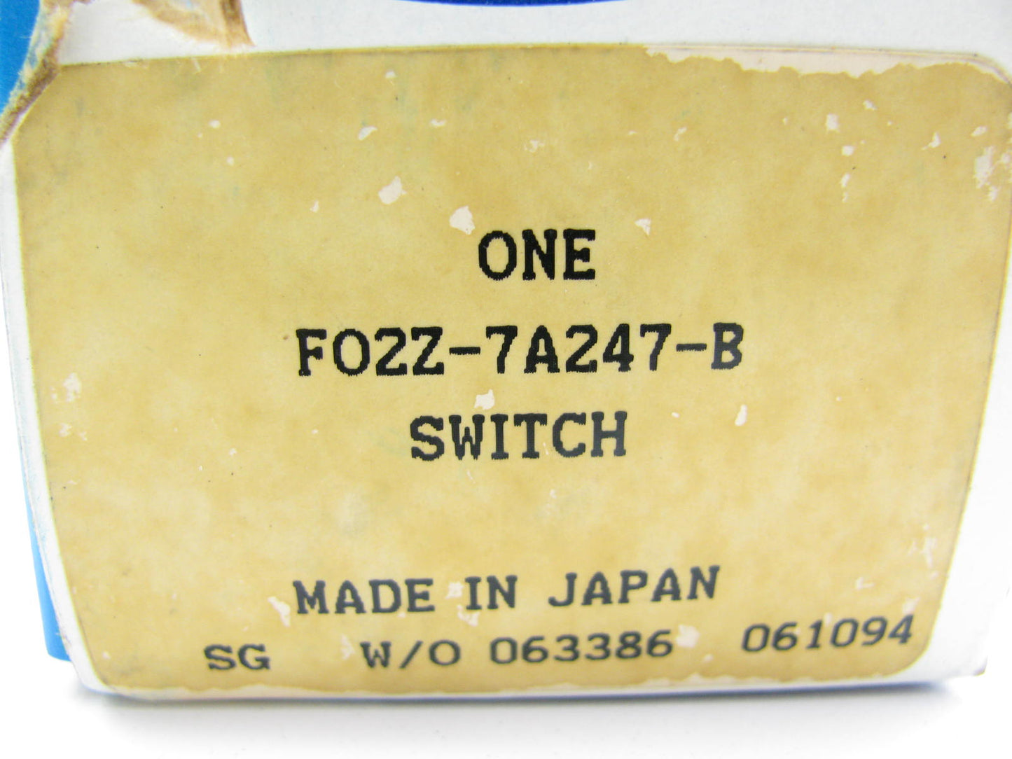 NEW GENUINE Ford F02Z-7A247-B Neutral Safety Switch - 1990 Ford Probe