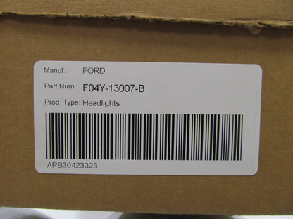 NEW OEM Ford Left Driver Headlight Headlamp For 89-91 Mercury Sable F04Y-13007-B