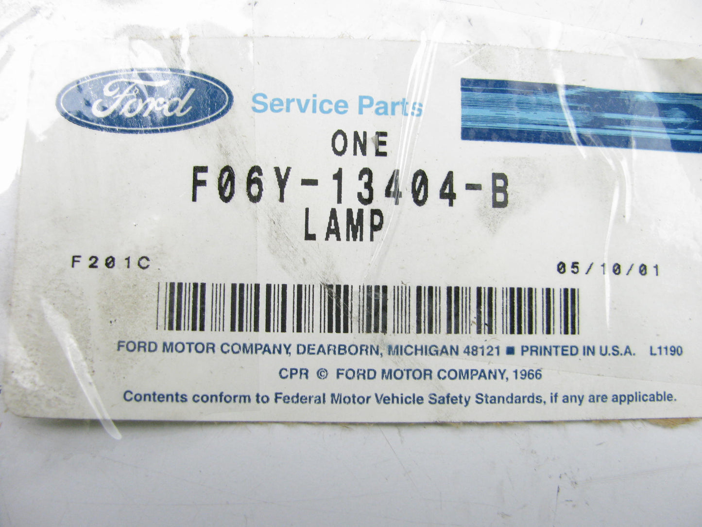 NEW OEM Ford F06Y-13404-B Rear Right Tail Light Lamp 1988-1991 Mercury Topaz