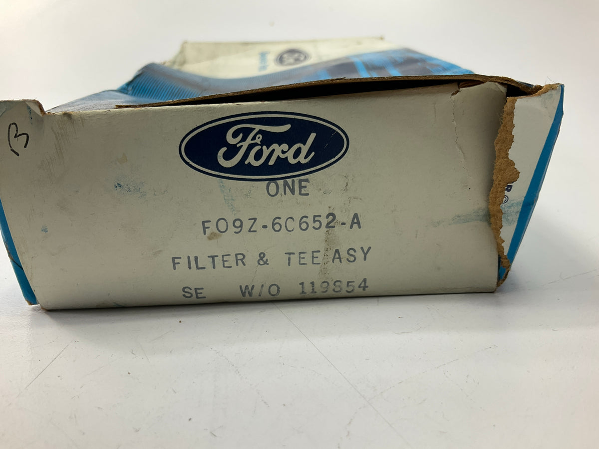 NEW - OEM Ford F09Z-6C652-A Crankcase Vent Filter & Tee 1990-97 Aerostar 4.0L-V6