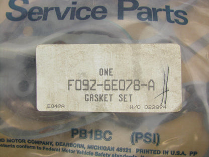 OEM 90-92 Ford Aerostar 3.0L F09Z-6E078-A Lower (Conversion) Overhaul Gasket Kit
