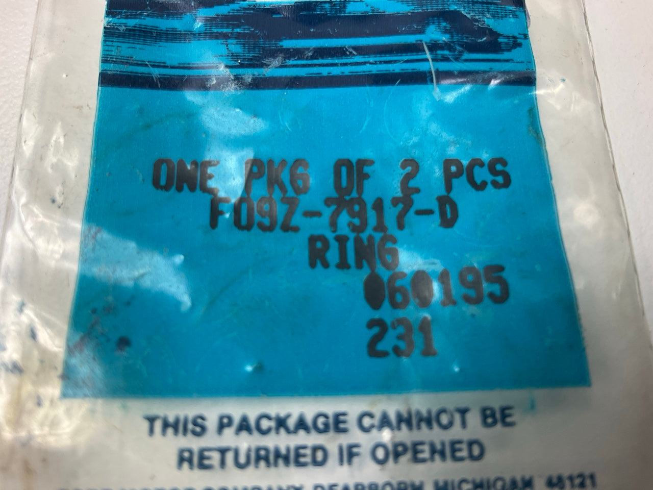 (2) NEW Ford F09Z-7917-D Input Shaft Retaining Ring 1990-1995 Aerostar Dana 28