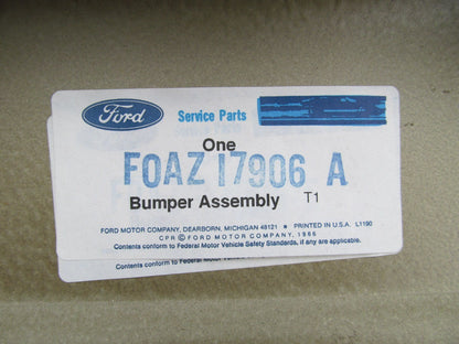 NEW GENUINE OEM Ford F0AZ-17906-A Chrome Rear Bumper 1988-91 LTD Crown Victoria